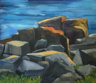 Evening Rocks
10.5" x 9.5"