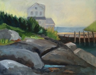 Morning Fog/The Dock
10.5" x 8.5"