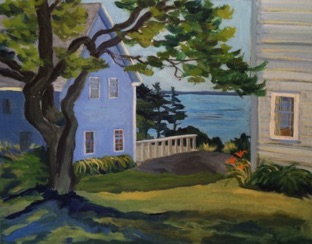 Blue House
14" x 11"